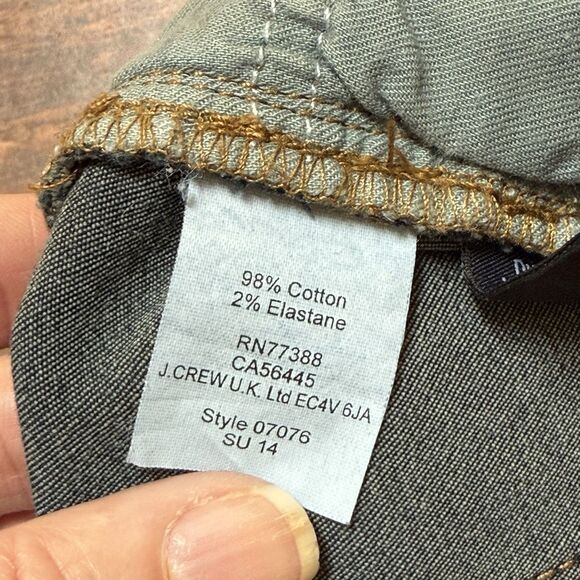 J Crew Women's Jeans Size 31 Toothpick Skinny Ankle Mid Rise Dark Wash Stretch - Picture 7 of 8